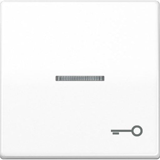 Jung - Abdeckung/Bedienelement für Installationsschalterprogramme Wippe Sym.TÜR/Lichtl.aws AS 591 KO5T WW für beleuchtb.Taster
