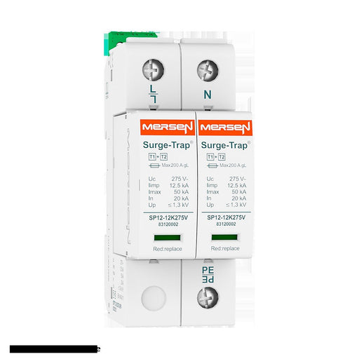 Mersen - Blitzstromableiter für Energietechnik Überspg.-Ableiter Typ 1+2 STPT12-12K440V-2P 12,5kA Uc440V 2+0 IT