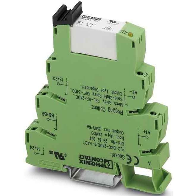 Phoenix Contact - Relaissockel Grundklemme PLC-BSC-230UC/21-21 − 10 Stück