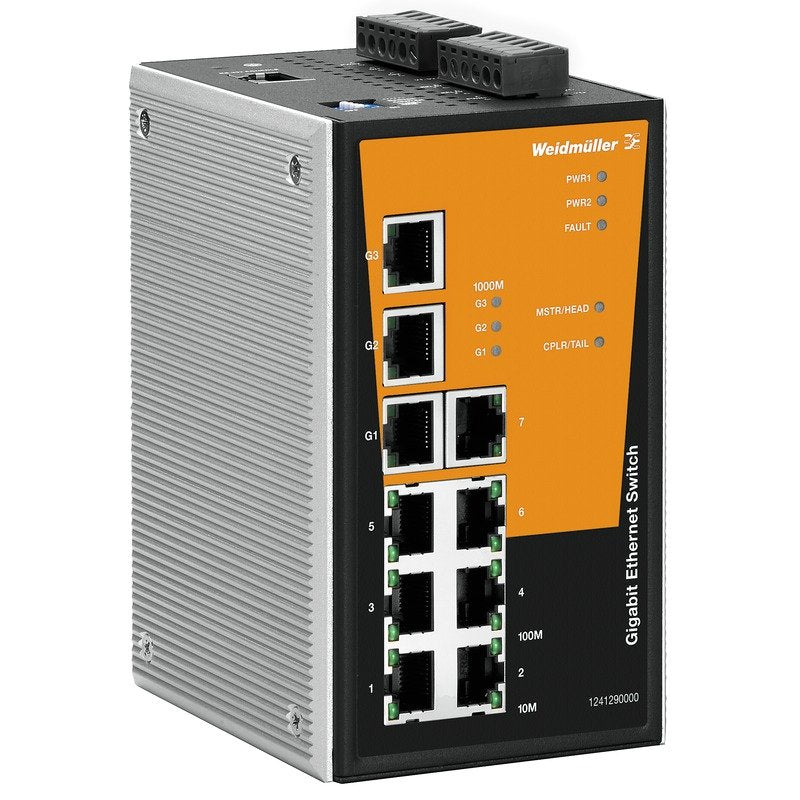 Weidmüller - Netzwerk Switch Netzwerk-Switch IE-SW-PL10M-3GT-7TX
