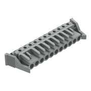WAGO - Leiterplattensteckverbinder THT-Federleiste abgewink. 232-241/039-000 Rastermaß 5mm,grau − 25 Stück