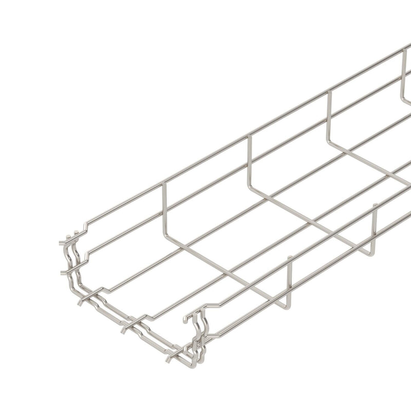 OBO Bettermann - Gitterrinne Gitterkabelrinne GRM 55 150 A4 55x150x3000mm − 3 Meter
