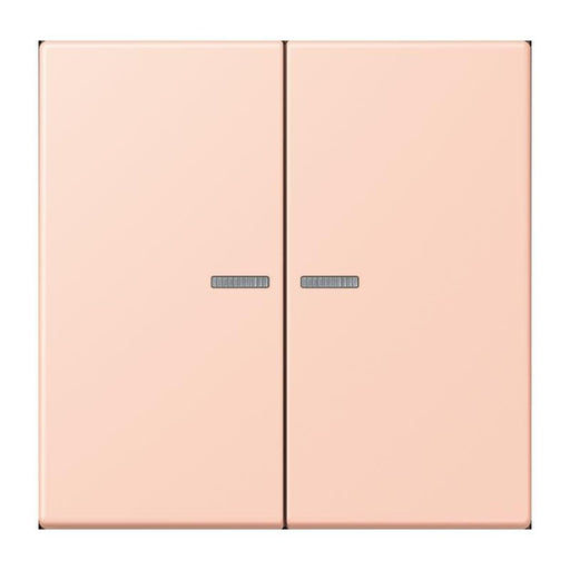 Jung - Bedienelement intelligent Taster 2fach BT LC 17102 234 locre rouge clair