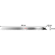 Bosch - Säbelsägeblatt PRO Ice S1211K 2608652901VE(2) Säbelsägeblatt 1,25 − 5 Packung