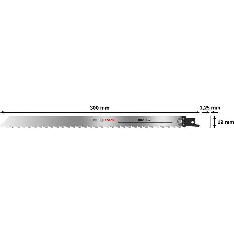 Bosch - Säbelsägeblatt PRO Ice S1211K 2608652901VE(2) Säbelsägeblatt 1,25 − 5 Packung