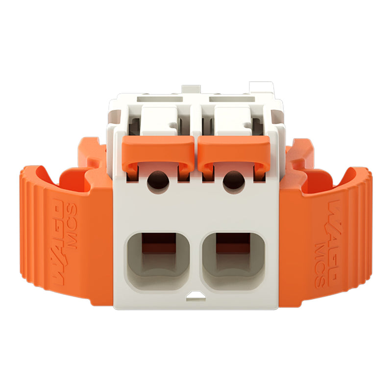 WAGO - Kabelsteckverbinder für Leiterplattensteckverbinder Federleiste 1-Leiter Hebel 2721-1102/037-000 Push-in Cage Clamp − 100 Stück