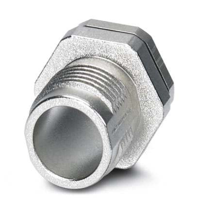 Phoenix Contact - Rundsteckverbinder, feldkonfektionierbar (Industriesteckverbinder) Gehäuseverschraubung SACC-DSIV-M12-PLUG − 10 Stück