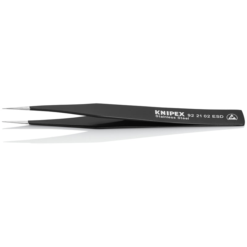 Knipex - Pinzette Universalpinzette 92 21 02 ESD Glatt 128 mm − 1 Stück