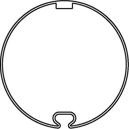 DELTA DORE - Zubehör/Ersatzteile für Tor-/Rollladenantriebe Adapter-Set Medium Intel. AMI45-D63F RM f. 63/45 Flnurohr