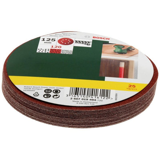 Bosch - Schleifpapierset Schleifblatt-Set für 2607019494 Exzenterschleifer 8