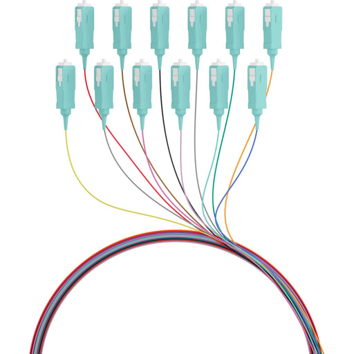 EFB-Elektronik - LWL-Pigtail SC Faserpigtail G50/125 O3325.2 (VE12Satz) 2m, OM3