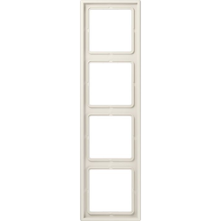 Jung - Abdeckrahmen Rahmen 4-fach ws LS 984 W waage/senkrecht