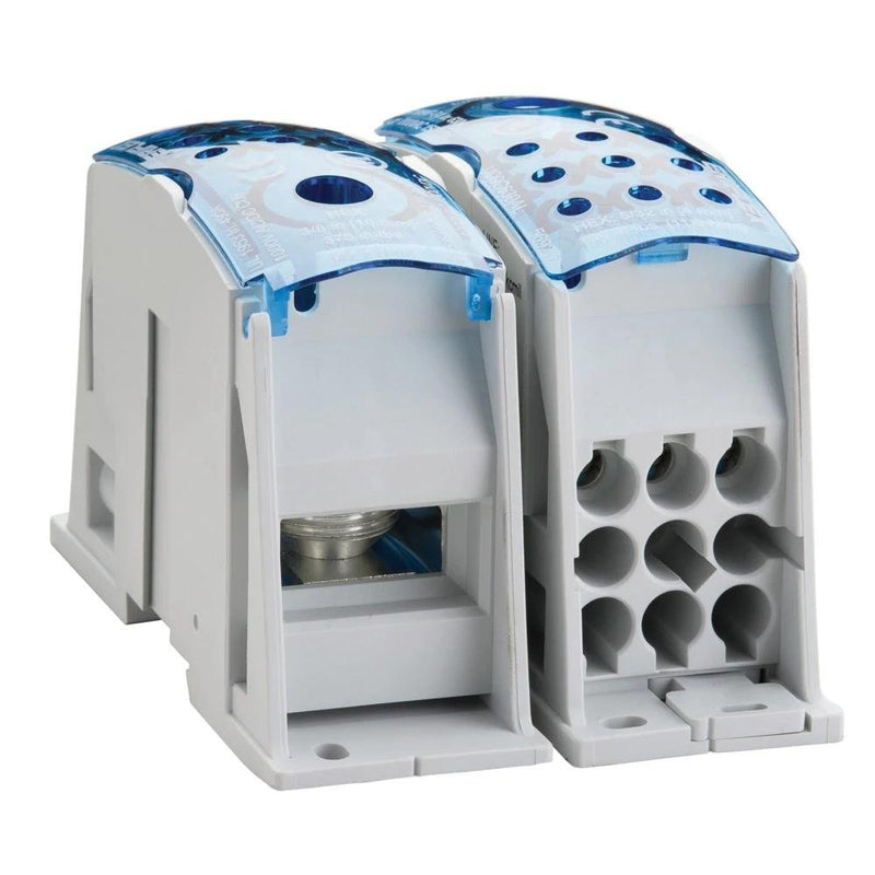 Erico - Verteilerbaugruppe Klemmen Kleinverteiler einpolig AL UDF9C500AL 490A IEC 1Flach/9 Ka  − 1 Stück