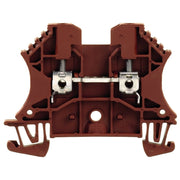 Weidmüller - Durchgangs-Reihenklemme Klemme WDU 2.5 BR Schraubansch.,2.5mm² − 100 Stück