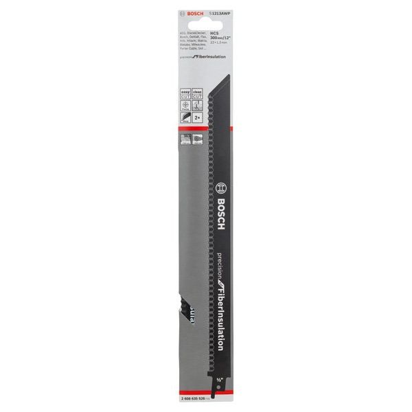Bosch - Säbelsägeblatt PRO Fibre Insulation 2608635528 S1213AWP Blatt 1,5 x