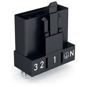 WAGO - Leiterplattensteckverbinder Stecker für Leiterplatten 890-815 5-polig,schwarz − 50 Stück