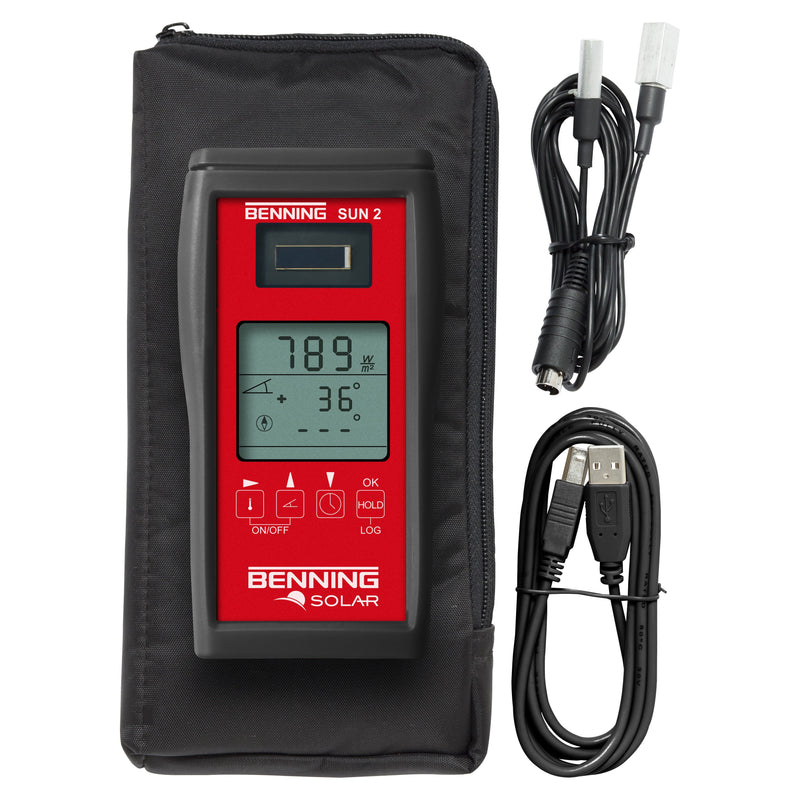 Benning - Photovoltaik-Testgerät Einstr.-u. Temp.-Messgerät SUN2