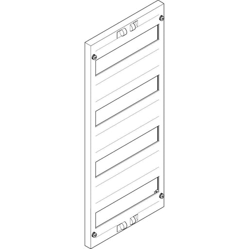 ABN - Abdeckung für Verteilerfeld Abdeckplatte FAO14N10 (VE10) 250x600mm 1FB/4RE