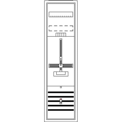 Striebel&John - Zähler-Komplettschrank Komplettschrank DA17BA APDreipunkt, A17 1Z