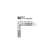 Brumberg Leuchten - Mechanisches Zubehör/Ersatzteile für Leuchten L-Verbinder 53071070 weiss