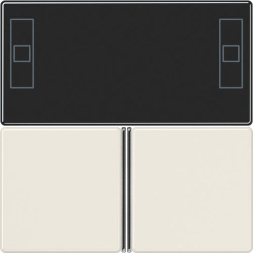 Jung - Abdeckung/Bedienelement für Installationsschalterprogramme Tastensatz ws A 4093 TSA komplett − 1 Stück