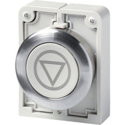 Eaton - Frontelement für Drucktaster Drucktaste RMQ-Titan M30C-FD-GR-X66 flach tastend grau