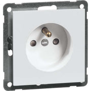 Peha - Schalter-/Steckdosenkombination Export-Steckdose alu B 20.6671.702 SI 10/16A 250V 2-pol