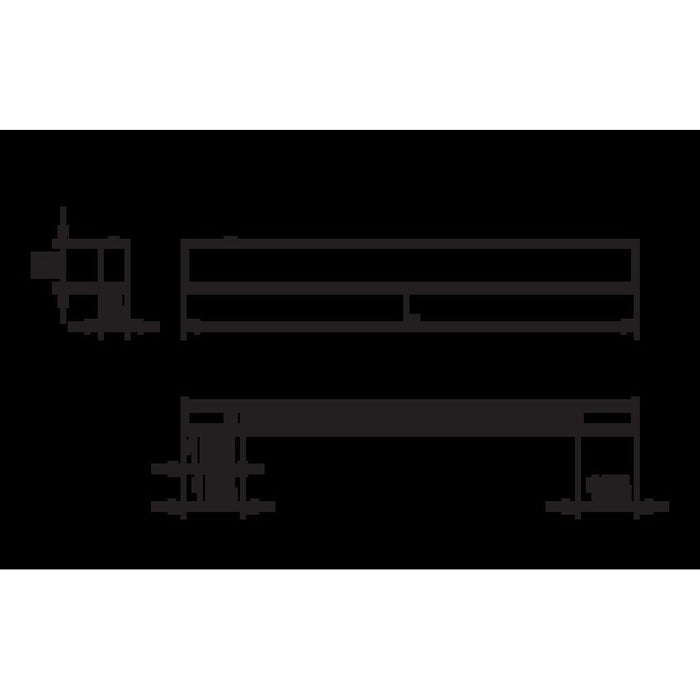 Ridi-Leuchten - Pendelleuchte LED-Pendelleuchte H-LINE 17 #0635810AF 840, DALI  − 1 Stück
