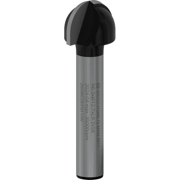 Bosch - Fräser PRO Hohlkehlfräser, R 2608628450 6,3, Schaft 6 mm