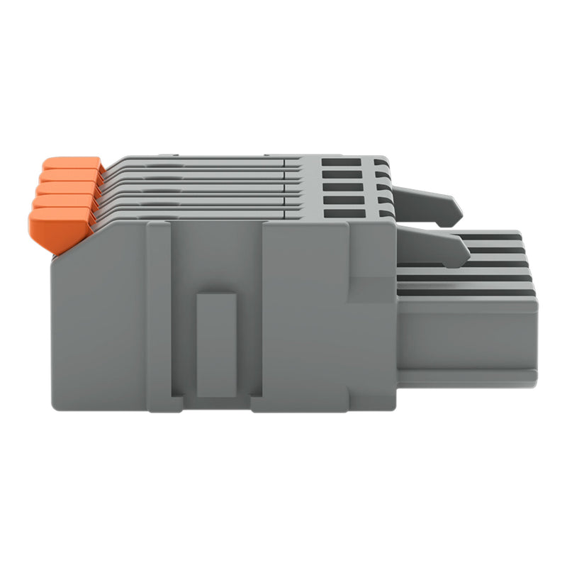 WAGO - Kabelsteckverbinder für Leiterplattensteckverbinder 1-Leiter-Federleiste,Hebel 2231-1105/327-000 PushinCAGECLAMP,grau − 50 Stück