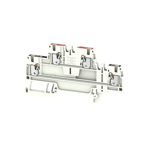 Weidmüller - Durchgangs-Reihenklemme Mehrstock-Reihenklemme A2T 1.5 KNX RD-BK PUSH IN, 1.5 mm² − 50 Stück