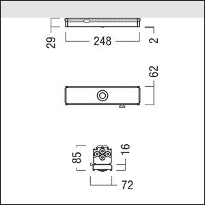 Zumtobel - Elektrisches Zubehör/Ersatzteile für Leuchten Sensor MSENSMCTEC-GPWHIP54