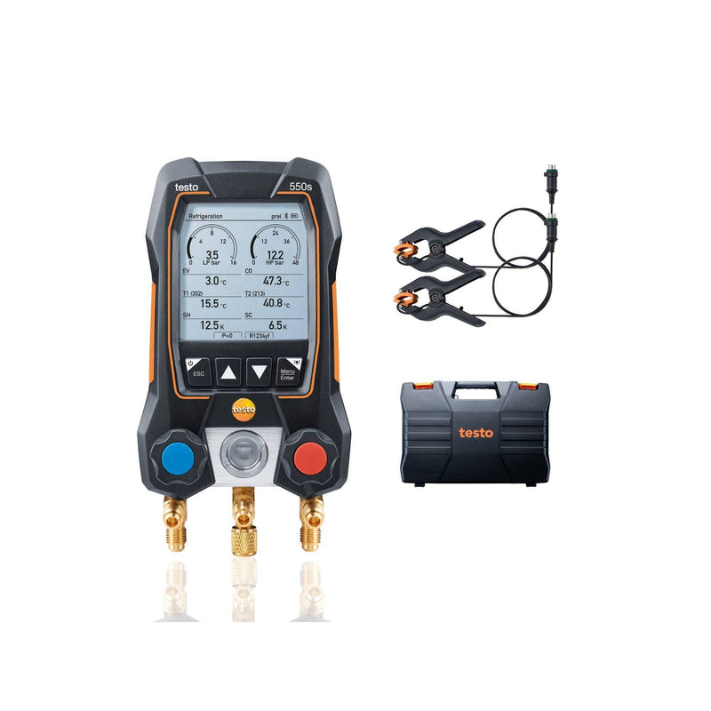 Testo - Differenzdruckmeßgerät Monteurhilfe 0564 5501 testo 550s Basis Set