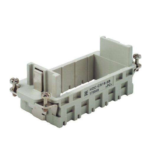 Weidmüller - Modulträgerrahmen für Industriesteckverbinder Steckverbinder-Einsatz HDC-CR16-5B GR − 5 Stück
