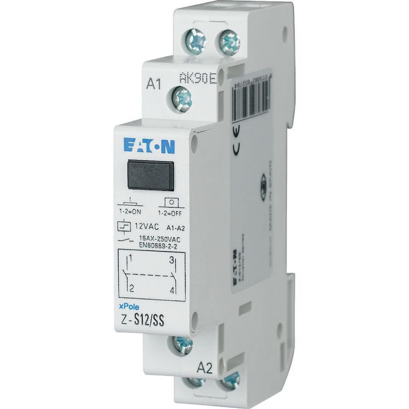 Eaton - Stromstoßschalter Stromstossschalter Z-S12/SS 12VAC/16A/2S − 2 Stück