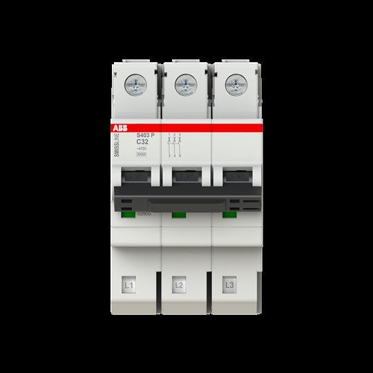 ABB Stotz S&J - Leitungsschutzschalter Leitungsschutzschalt S403P-C32 − 4 Stück