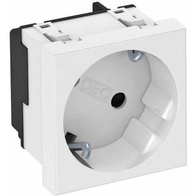 OBO Bettermann - Steckdose 33 Grad, 1-fach STD-D3S RW1 Schutzkontakt
