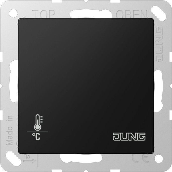 Jung - Bussystem-Raumtemperaturregler KNX-Objektregler A 2178 BF ORTS SWM graphitschwarz matt