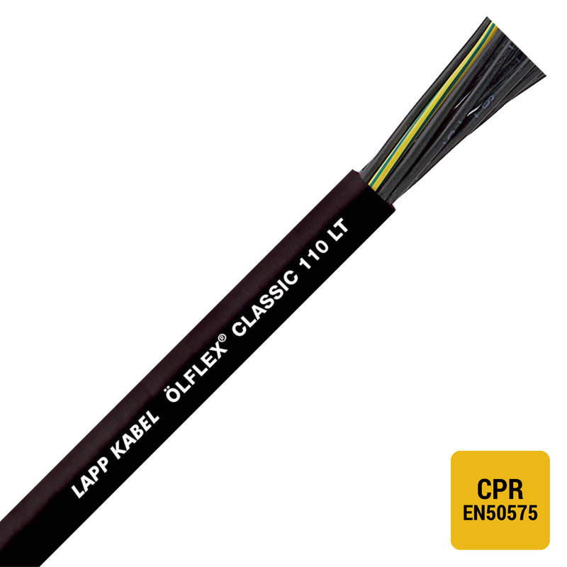 Lapp Kabel&Leitung - Energiekabel < 1 kV, für ortsveränderlichen Einsatz ÖLFLEX CLASSIC 110 LT 1120759/1000 12G1,5 − 1000 Meter