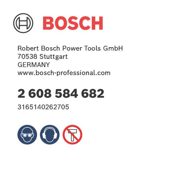 Bosch - Aufnahmeschaft für Lochsägen Übergangsadapter-Set, 2608584682 6tlg