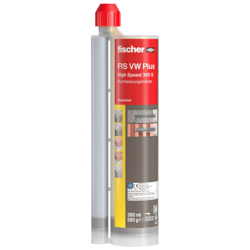 Fischer Deutschl - Mörtelpatrone für Verbundanker Hochleistungsmörtel FIS VW Plus 360 S 360ml