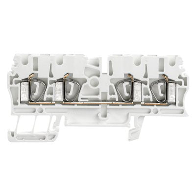 Weidmüller - Durchgangs-Reihenklemme Klemme ZDU 2.5/4AN WS Federanschl.,2.5mm² − 100 Stück