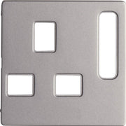 Berker - Zubehör/Ersatzteile für Installationsschalterprogramme Zentralstück British Std. 3313076084 Q1/Q3 alu