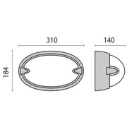 Performance in Light - Decken-/Wandleuchte Wand- und Deckenleuchte 005780 1x30W FBT TC-TSE
