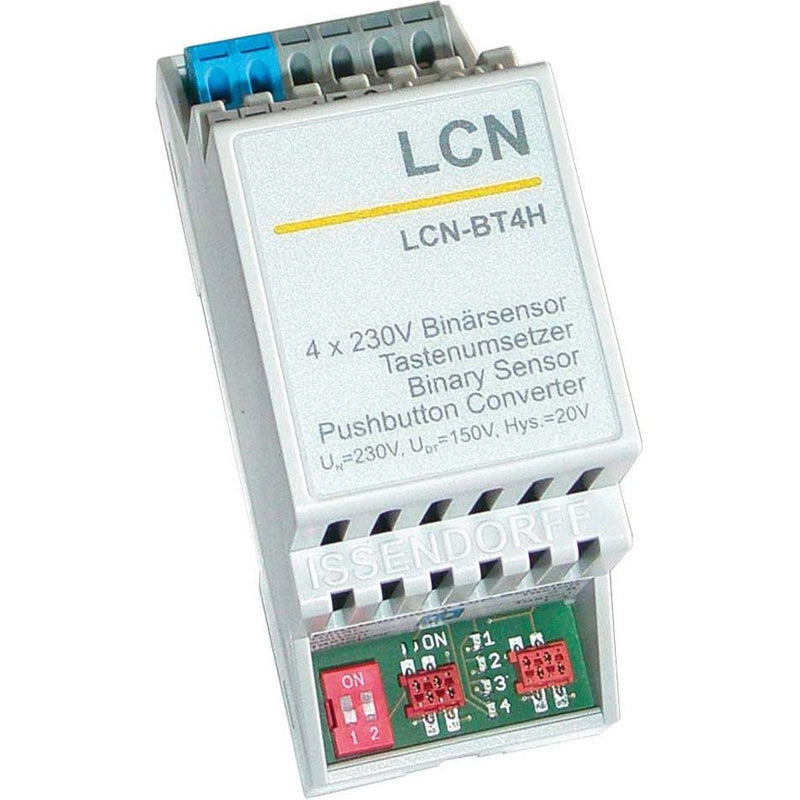 Issendorff - Bussystem-Binäreingang Tasten-/Binärsensor LCN - BT4H 4-f. 230V f.Hutschi. − 1 Stück