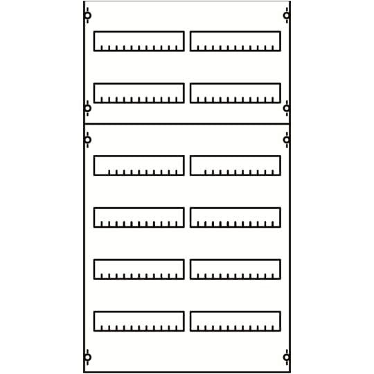 Striebel&amp;John - Verteilerfeld für Installationsverteiler Verteilerfeld 2V2A − 1 Stück
