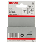 Bosch - Heftklammer Flachdrahtklammer Typ 51, 2609200200 10 x 1 x 6 mm