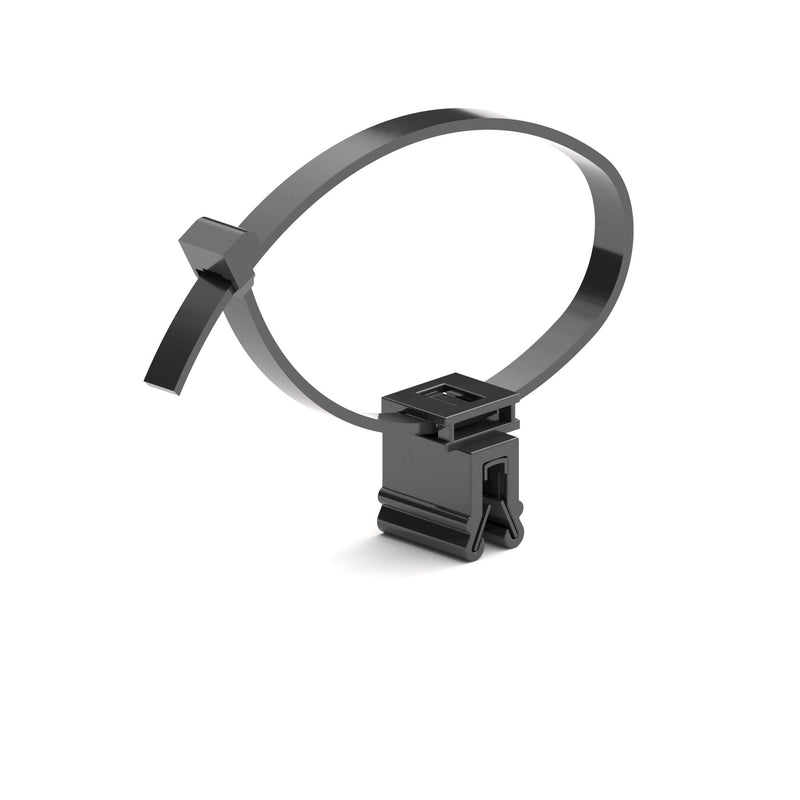 Schletter Solar - Zubehör/Ersatzteile für regenerative Energieerzeugung Befestigungsbinder 2-tlg. 149023-002 z. Kantenbefestigung  − 100 Stück