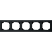 Gira - Abdeckrahmen 5f. sw 021509
