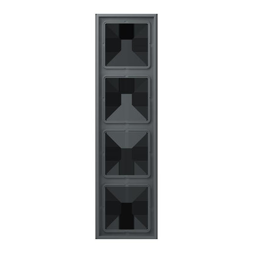 Jung - Abdeckrahmen Rahmen 4-fach LC 984 202 gris fonce 31